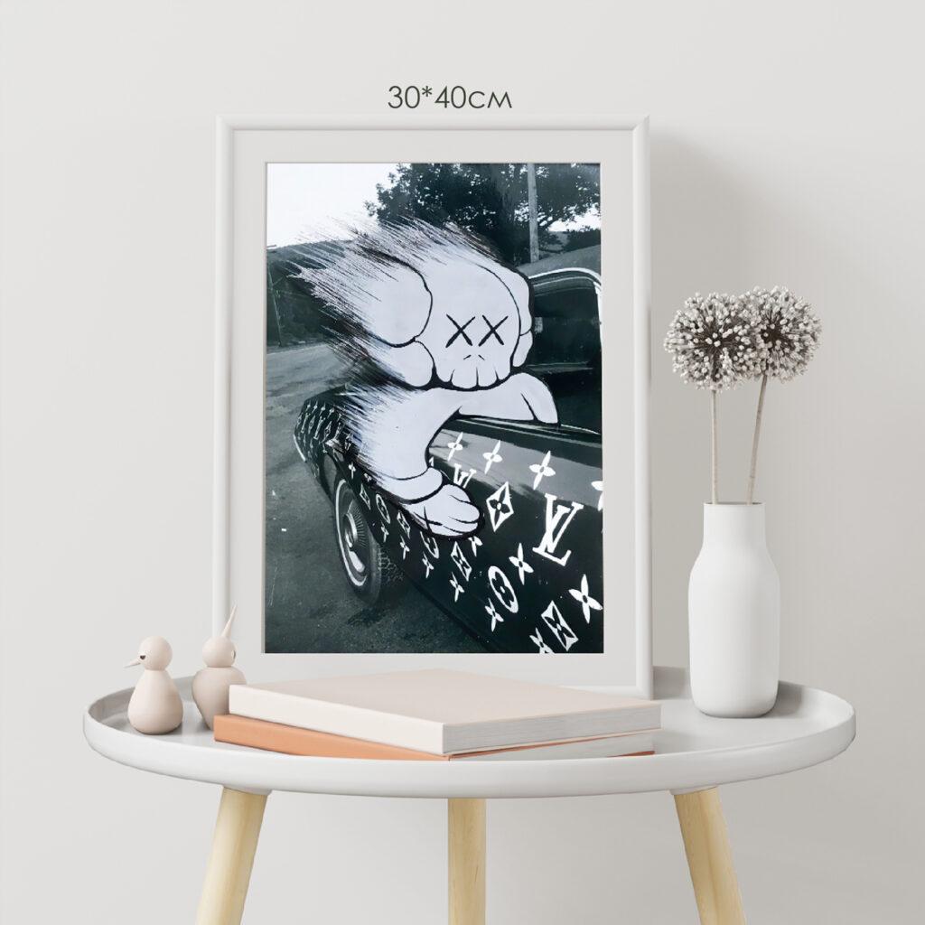 Постер "Kaws Grey" Постер "Kaws Grey"